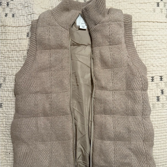 Joie Tan Quilted Vest - Picture 1 of 3